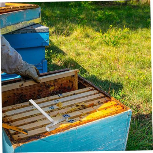 BESPORTBLE 1pair Stainless Steel Beekeeping Frames Holder Professional Nesting Spleen Shelf for Hive Frame Storage and Support Beekeeping Rack for Efficient Honey Harvesting