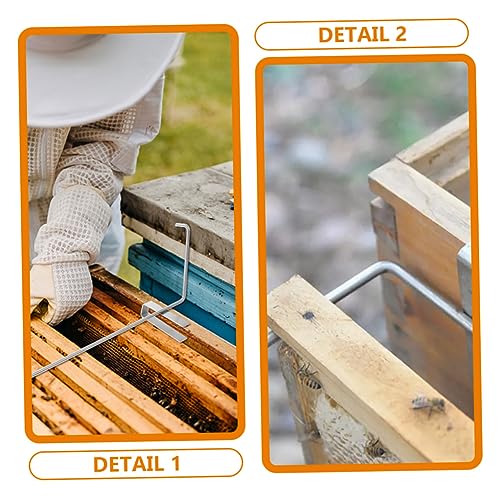 3pcs Beehive Frame Holder Beekeeping Tool Stainless Steel Rack Shelf Storage