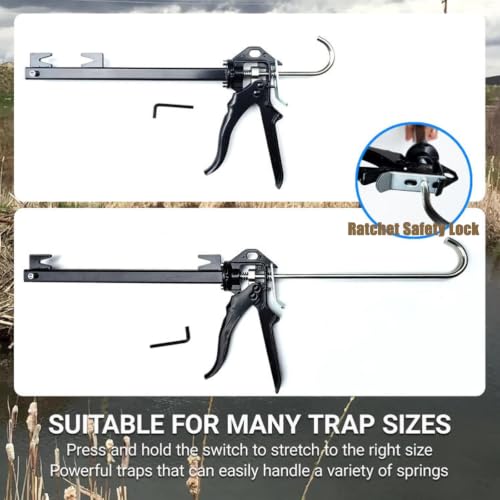 Heavy Duty Body Grip Trap Setter 220 330 conibear Traps Setting Tool | Trap Setting Tool Heavy Duty Bodygrip Trap Setter Sets Tool for Body Grip Traps 220 330 with One Hand easy to use