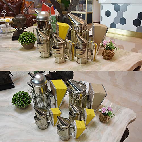 Bee Smoker for Children Mini Stainless Steel Bee Hive Smoker, Beekeeping Equipment