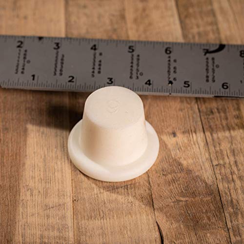 Midwest Barrel Company Solid Silicone Bung Plug for Wine or Whiskey Barrels with 1.5 Inch Bung Hole - size: 1.5 inches Standard Bung