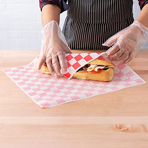 MADE IN USA 1,000 Sheets of Grease-Resistant Food Grade Waxed Kraft Deli Tissue Paper, 12" X 12" (Natural Kraft) - color: Natural Kraft