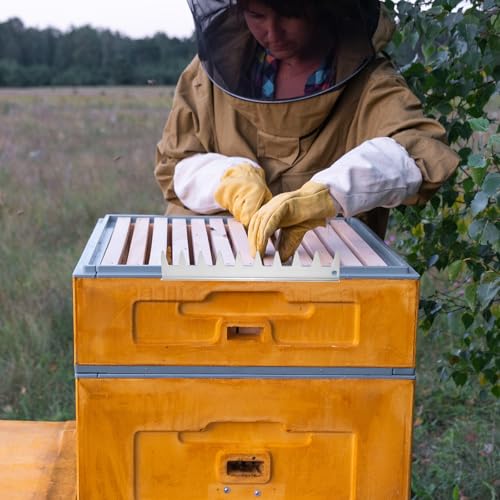 uxcell Beehive Frame Strips Spacers 37x6cm Stainless Steel Metal Spacers Beekeeping Tool Equipment, Silver Tone