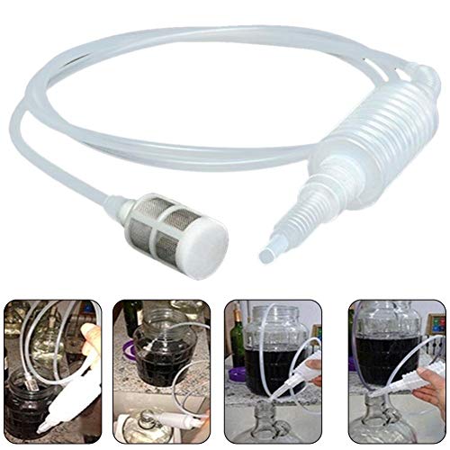 PERA 6.3 ft Syphon Tube Pipe Hose For Home Brew Wine Making (2pack)