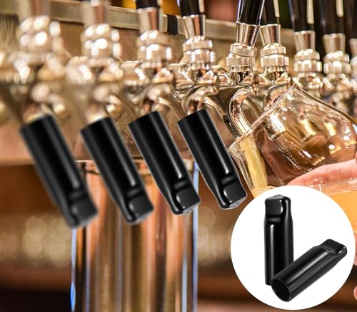 MRbrew Beer Tap Cover Draft Beer Faucet Cap, 10 Pieces Beer Tap Plug Keg Tap Kit Rubber Tap Soother Sanitary Covers Beer Nipple For Most Standard American Draft Beer Faucet, Kegerator Accessories