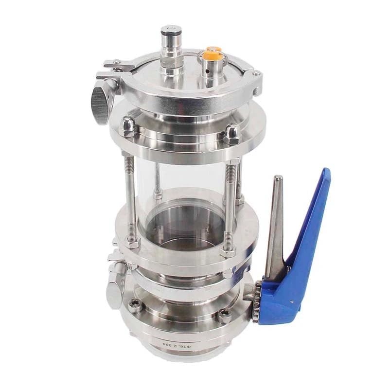 Oxygen Free Tri Clamp Dry Hopper Pro 3"TC Homebrew Fermenter Parts Fermenting under Pressure