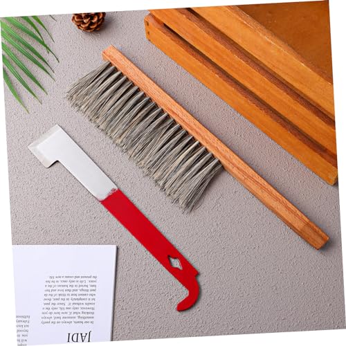 1 Set Beekeeping Tool Set Hive Tool Hook Bee Hive Kit Beehive Tool Brush Bee Supplies Bee Hive Brush Tool J Hook for Beekeepers Hive Tool j Beekeeping Tools Bee Keeping Tools