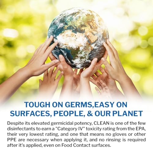 PermaSafe CLEAN 1-Step Disinfectant, Deodorizer & All-Purpose Cleaner Virtual Bundle (32oz Spray + 1 Gallon Refill) | Multi-Surface Sanitizer for Hard, Soft & Food Contact Surfaces
