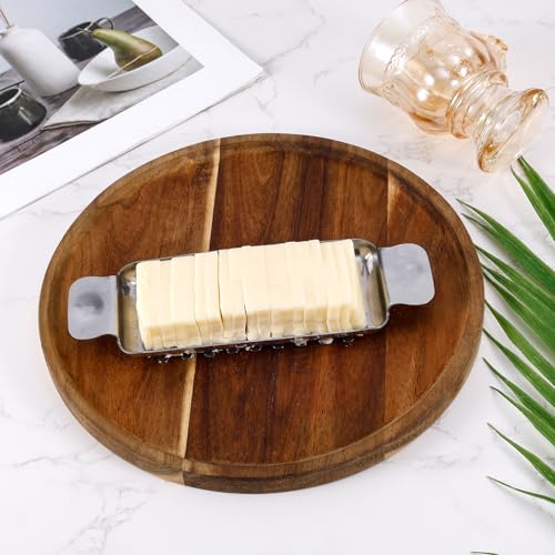 304 Stainless Steel Multipurpose Slicer for Block Cheese, Butter & Fruit - Handheld Kitchen Tool