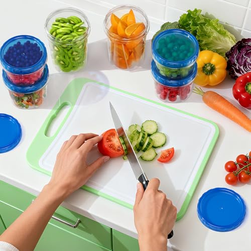 BiuLeon [12 Pack-34oz Freezer Storage Containers, Plastic Soup Containers with Lids, BPA Free Food Storage Containers with Twist Top Lids, Reusable Meal Prep Containers - color: 12Pack-34oz