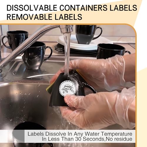 L LIKED Dissolvable Food Labels - 25 Custom Stickers, 8.5" x 11" Printable Labels for Inkjet Printers, 25 Sheets - size: 8.5" x 11" | 25 Labels