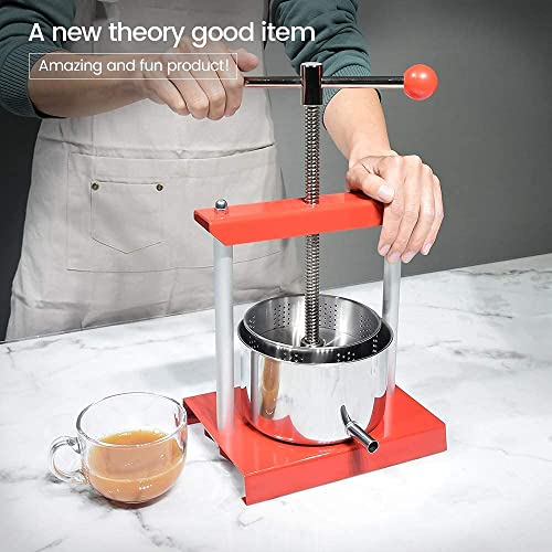 Cheese Tincture Herb Fruit Wine Manual Press with Filter Bag