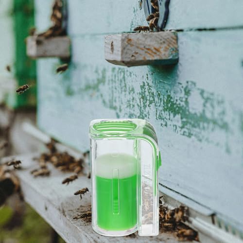 IMIKEYA 2pcs Bee Queen Marker Bottles with Plastic Cage for Safe Catching and Marking, Lightweight Beekeeping Tools for Hive Management and Apiary Use