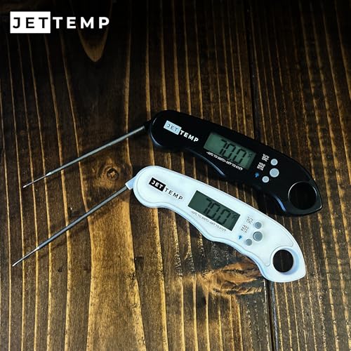 F1 Digital Meat Thermometer - Fast, Accurate, Waterproof - Great for Cooking, Grilling, Baking, Frying - color: Cloud White