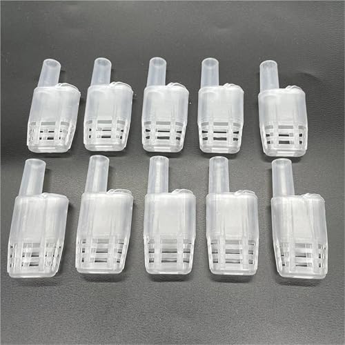 Queen Bee Cage 60Pcs Queen Bee Cages Beekeeping Protection Queen Bee Isolation Plastic White Move Queen Bee Beekeeping Tools for Beekeeping Supplies