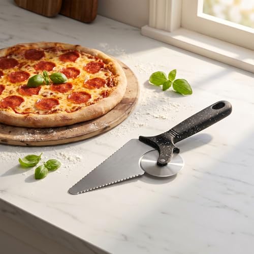 multifunctional cortador pizza espátula de acero inoxidable y cortador de tortas,apply-pie server, cake cutter,Single-blade multifunctional pizza knife