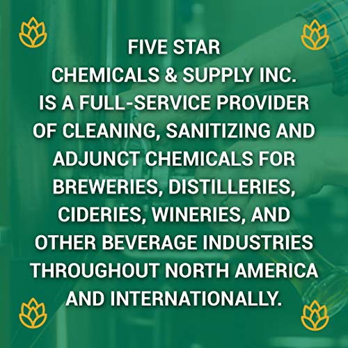 Five Star PBW - 1 lbs - Non-Caustic Alkaline Cleaner, White - pbw1