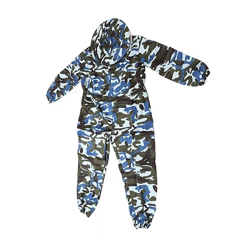 Beekeeping Suit for Beginners - Polyester Beekeepers Suit with Veil Hood and Removable Hat, Full Body Protection for Safe Beekeeping Activities