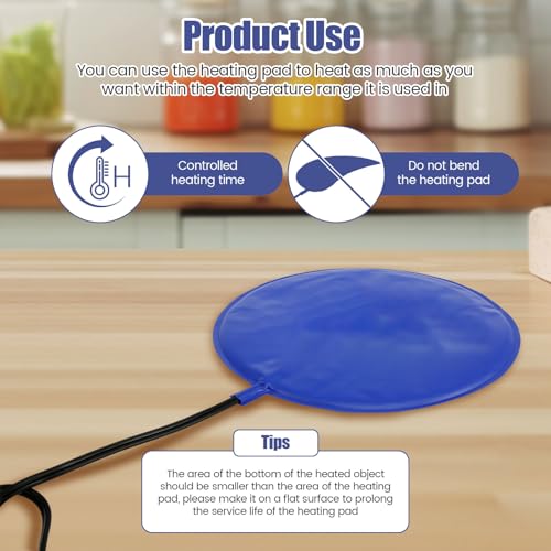 Brewing and Fermentation Heating Pad, Home Brew Heat Heating Belt Pad with 2 Temp Strips and Temperature Controller, Waterproof 25W Kombucha Brewing Heating Pad for Homebrew Beer &Wine Ferment Dough