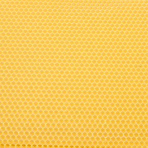 AngelcityCC 30 Pcs Beeswax Sheets Beeswax Foundation Sheets for Candle Making Natural Bee Wax Honeycomb Sheets for Hives (41.5cm x 19.5cm)