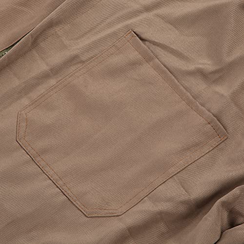 Breathable Bee Suits for Beekeepers Protective Suit with Zipper Light Brown (XL) - size: X-Large