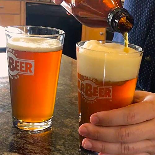 Mr. Beer - Craft Beer Making Kit (2 Gallon) Complete DIY Home Brew Set | Beer Making Kit for Beginners Everything Included | Reusable 25 oz Bottles | 2 Gallon Keg | Golden Ale - color: Complete Kit, size: 2 Gallon