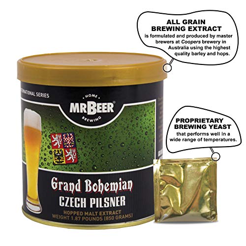 Mr. Beer Czech Pilsner 2 Gallon Homebrewing Refill - style: Grand Bohemian Czech Pilsner