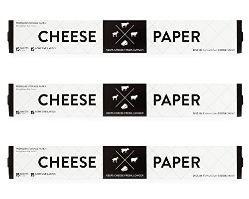 Formaticum 45-Pack Cheese Storage Wax Coated Paper - Porous Wax Sheets From France - Keep Cheese or Charcuterie Fresh - Professional Grade Cheese Paper for Wrapping Cheese - 11 x 14 | Porous Wax Sheets From France, Keep Cheese or Charcuterie Fresh, Profes
