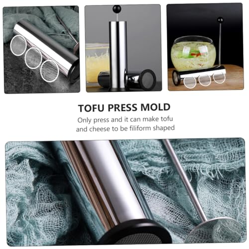 Stainless Steel Tofu Press Tofu Slicer Maker Kit 3 Mesh Sizes Easy to Clean