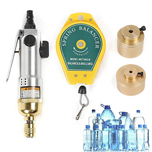 Gdrasuya10 Hand-held Bottle Sealing Capping Tool, Pneumatic Bottle Screw Capper Cap Sealer 10-50MM for Open or Tighten Screw Cap