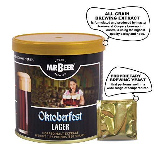 Mr. Beer Oktoberfest Lager 2 Gallon Homebrewing Refill - style: Oktoberfest Lager