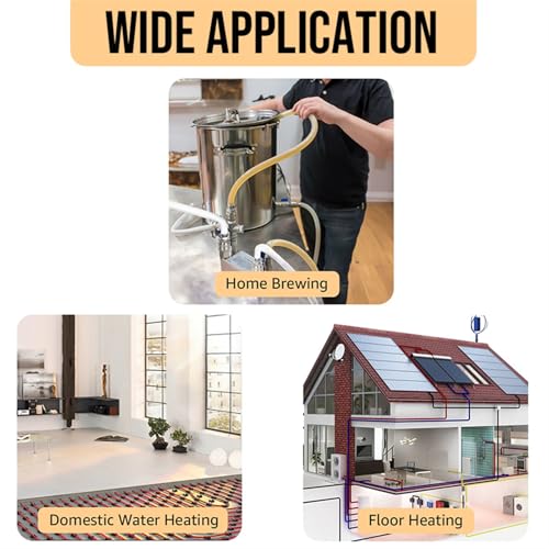 20 30 40 Plates Wort Chiller Heat Exchanger Stainless Steel Homebrew Beer Cooler Counterflow Chiller Brazed Plate Heat Exchanger(40P) - color: 40P