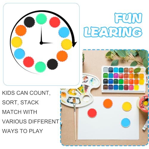 180 PCS Silicone Rubber Bottle Caps, 6 Colors Reusable Beer Caps for Home Brewing Beers, Soft Drink, Wine & Beer Bottles, Soda Bottles Kitchen Gadgets