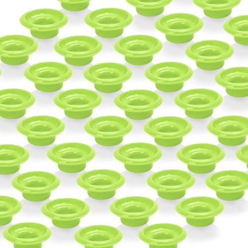 6PCs Dopamine color Silicone Gaskets Washers Seals for Cap Swing Flip Top for Home Brew Beer Soda Bottle Sealing (Lime Green) - color: Lime Green