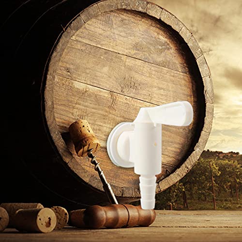 Plastic Bottling Bucket Spigot White Replacement Spigot 1”Beer Tap Brewing Faucet for Home brewing Fermentation Bucket Wine Making Beer brewing by GwenB(Set of 4 white) - size: 4 PACK