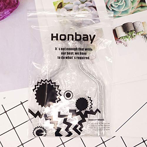 Honbay 2PCS Stainless Steel Butter Cheese Wire Cutters Slicers Knives for Kitchen (large) - size: large