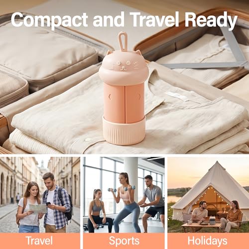 4 in 1 Portable Travel Dispenser Bottle Set (4 x 15 mL) Refillable Leakproof Travel Bottles with Cleaning Brush, Carabiner, Labels, Drawstring Pouch & 4 Funnels for Shampoo, Lotion & Body Wash(Beige) - color: Beige