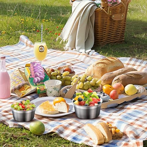 316L Stainless Steel Food Storage Containers with Lids, 20oz 34oz 71oz Airtight Metal Meal Prep Containers,Bento Lunch Box for Kitchen, Picnic & Camping(600 ml / 1000 ml / 2100 ml)