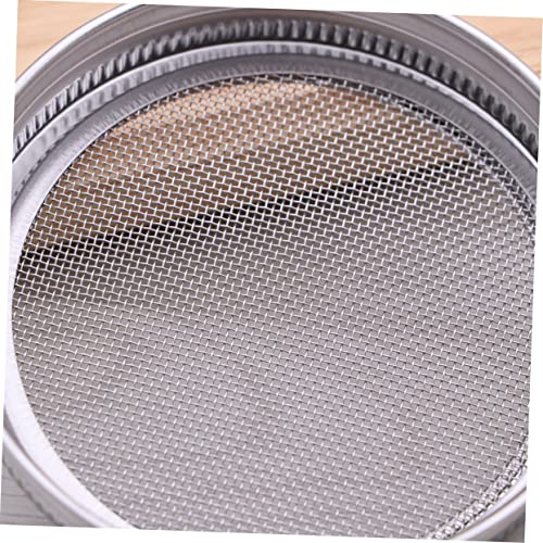 304 Stainless Mesh Sprouting Lids for Mason Jars Wide Mouth Jar Lids 4 Piece Set Versatile Use - size: Size 4