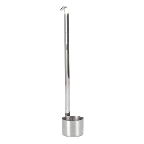 Buachois Wine Ladle, Stainless Steel Spoon with Hanging Hole and Pouring Spout Design for Kitchen Wine Beer Oil Vinegar Measuring (304 wine extract 125ML) - size: 304 wine extract 125ML