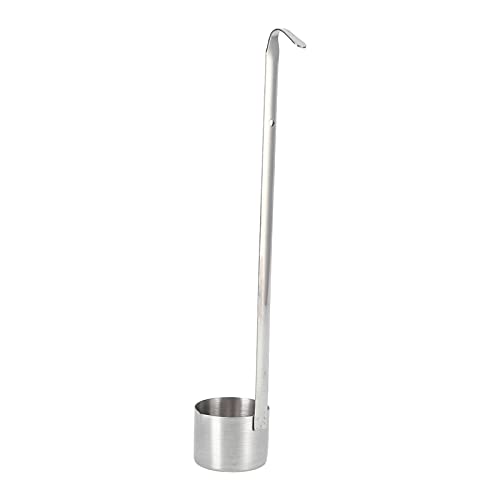 Buachois Wine Ladle, Stainless Steel Spoon with Hanging Hole and Pouring Spout Design for Kitchen Wine Beer Oil Vinegar Measuring (304 wine extract 125ML) - size: 304 wine extract 125ML