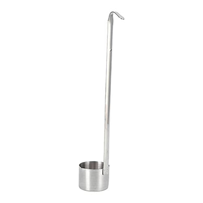 Buachois Wine Ladle, Stainless Steel Spoon with Hanging Hole and Pouring Spout Design for Kitchen Wine Beer Oil Vinegar Measuring (304 wine extract 125ML) - size: 304 wine extract 125ML