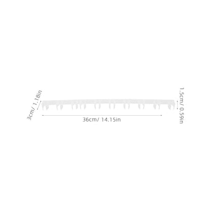 GALPADA 10pcs Plastic Hive Gap Strips Beehive Frame Spacers for Beekeeping Equipment Honeycomb Frame Divider Tool for Apiary Management