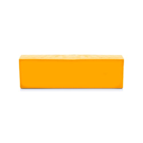 Fermentaholics Food-Grade Premium Cheese Waxes - 1 lb. – Cheesemaking Wax for Hard and Aged Cheeses – Protect and Preserve Your Cheese (1 LB Orange) - color: 1 LB Orange