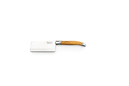 Laguiole Style De Vie Cheese Knives, Luxury Line, Olive Wood, Set of 3 Pieces, Giftbox Included - size: Small