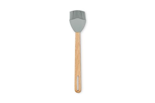 Le Creuset Silicone Signature Basting Brush, Sea Salt - color: Sea Salt