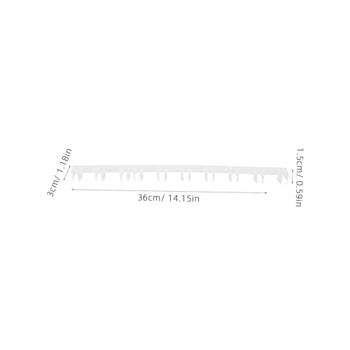 10Pcs Beehive Spacing Strip Durable Plastic Frame Spacers for Beekeeping Essential Tool for Honeycomb Assembly Convenient Beehive Supply for Beekeepers