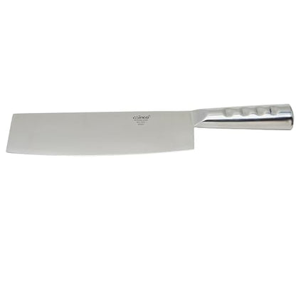 Winco Chinese Cleaver, Steel Hdl, 8" x 2-1/4" Blade - size: 8", style: Chinese Cleaver/Steel Handle