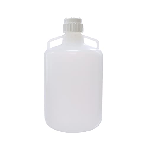 20L Round Carboy, PP Materia, Molded Graduation, with Integrated Shoulder Lifting Handle, IN-CAB20 - style: 20L