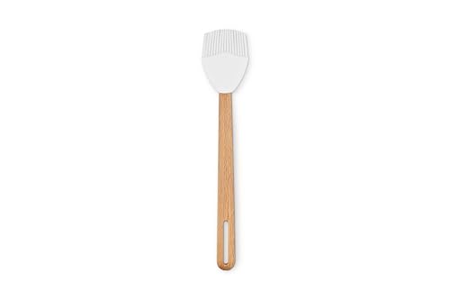 Le Creuset Silicone Signature Basting Brush, White - color: White
